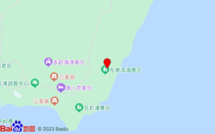 涠洲岛日冉东方·外琨塔酒店位置图