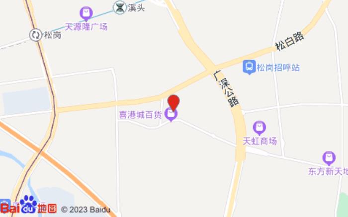八方快捷酒店松岗红星店(深圳松岗店)位置图