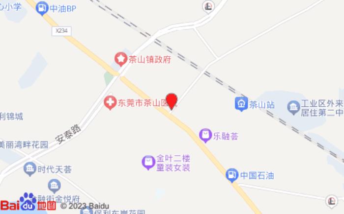 八方快捷酒店(茶山火车站店)位置图 八方快捷酒店(茶山火车站店)位置图