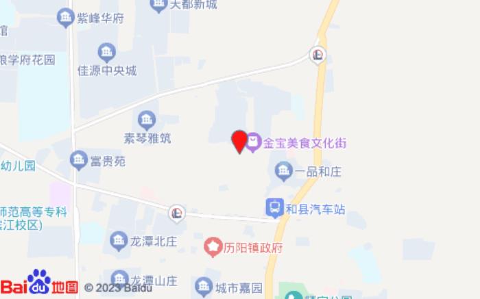 清沐铂金酒店(马鞍山和县富城花园店)位置图