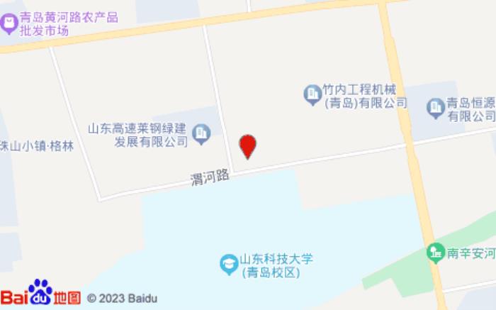 可临宁连锁酒店(山东科技大学北门店)位置图