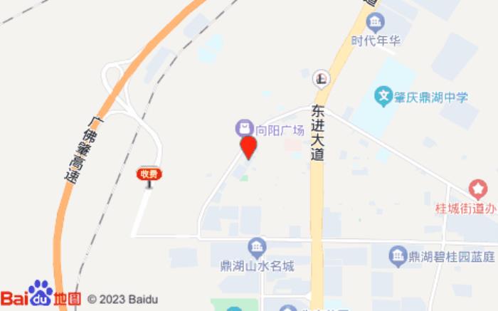 城市精选酒店(肇庆东站鼎湖风景区店)位置图