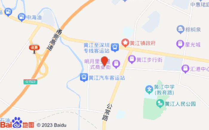 八方快捷酒店(黄江广场店)位置图 八方快捷酒店(黄江广场店)位置图