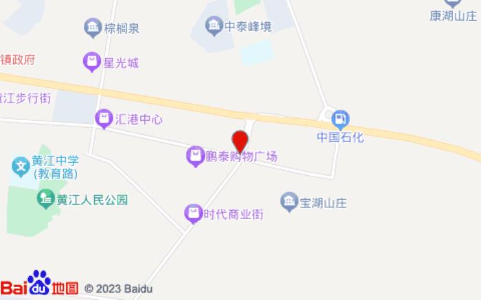 八方快捷酒店(东莞黄江店)位置图