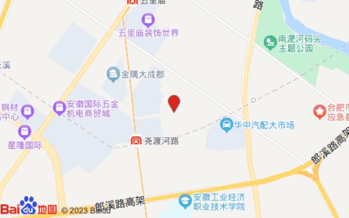 城市便捷酒店(淝河路店)位置图