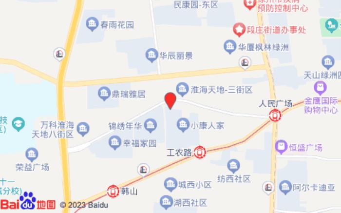 榴莲小星连锁酒店(徐州新淮海西路店)位置图