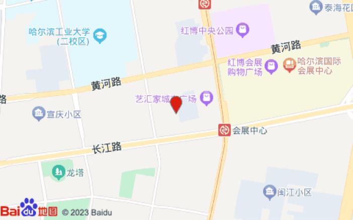 锦江都城(哈尔滨国际会展中心店)位置图 锦江都城(哈尔滨国际会展中心店)位置图