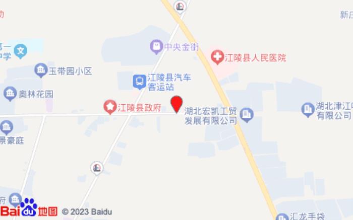 荆州吉楚连锁酒店(江陵小小店)位置图 荆州吉楚连锁酒店(江陵小小店)位置图