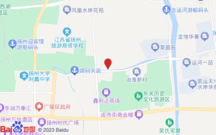 白玉兰酒店(个园店)位置图