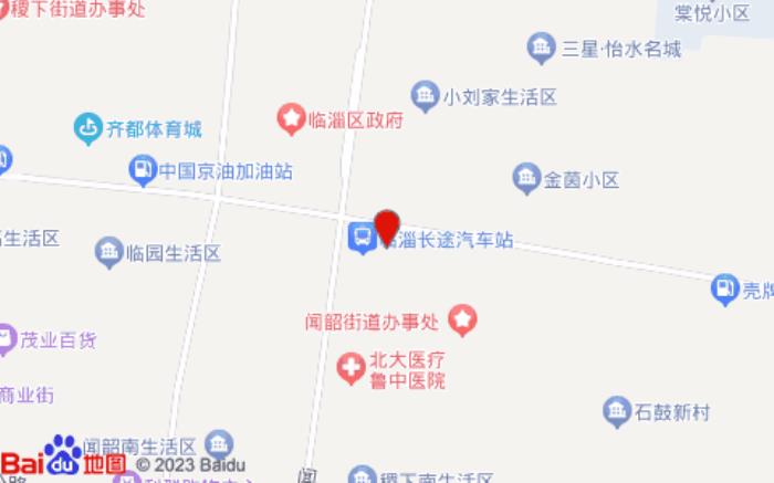 全季酒店(淄博临淄大道人民广场店)位置图 全季酒店(淄博临淄大道人民广场店)位置图