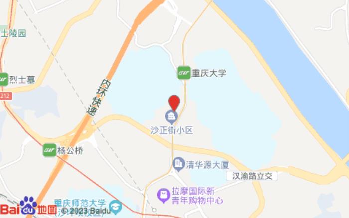 八方连锁酒店(重庆大学沙坪坝店)位置图 八方连锁酒店(重庆大学沙坪坝店)位置图