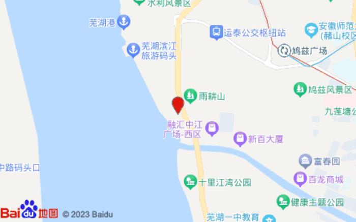 芜湖世茂希尔顿逸林酒店位置图