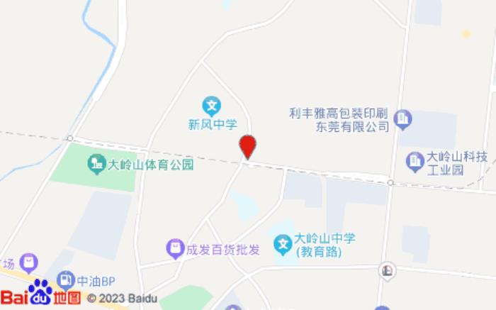 八方连锁酒店(大岭山中心店)位置图 八方连锁酒店(大岭山中心店)位置图