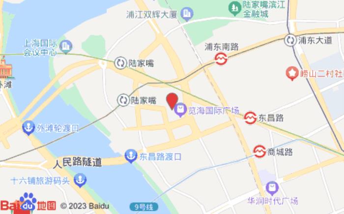 上海柏悦酒店位置图