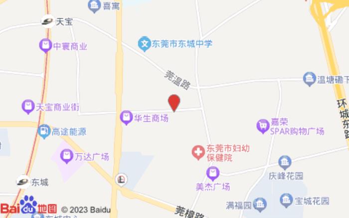 八方连锁酒店(东城主山店)位置图