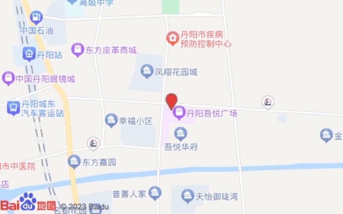 榴莲小星酒店(丹阳吾悦广场店)位置图