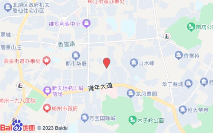 郴州文星酒店(龙泉路店)位置图 郴州文星酒店(龙泉路店)位置图