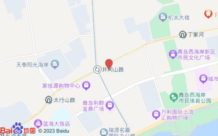 青岛开元名都大酒店位置图