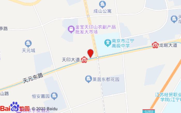 榴莲小星连锁酒店(天印大道地铁站店)位置图