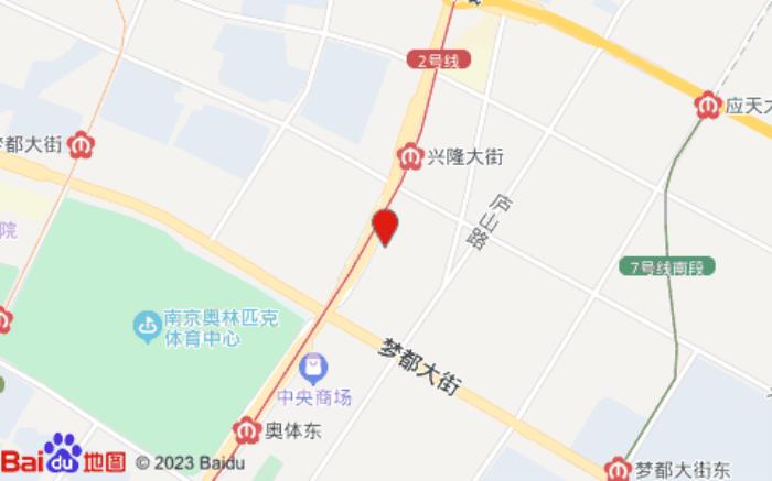 咖居精选酒店(南京奥体兴隆大街地铁站店)位置图