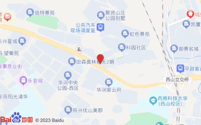 蜀云轩君悦酒店位置图