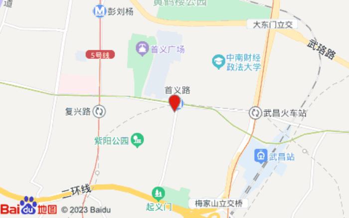 城市精选酒店(武汉黄鹤楼首义路地铁站店)位置图 城市精选酒店(武汉黄鹤楼首义路地铁站店)位置图