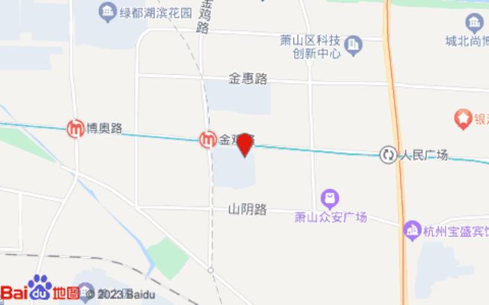 杭州恒8精品酒店(杭州萧山金城路店)位置图