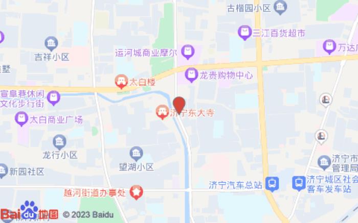 白玉兰酒店(运河城店)位置图