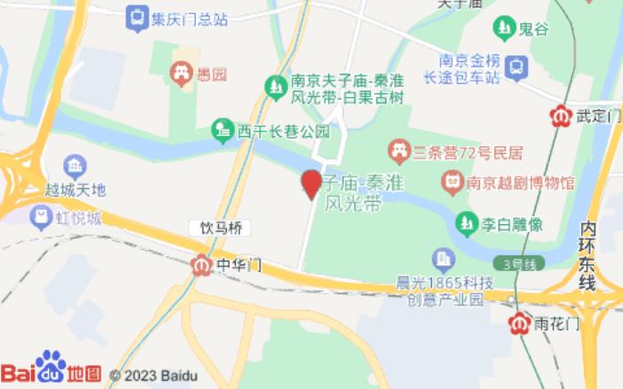 清沐酒店(南京中华门店)位置图 清沐酒店(南京中华门店)位置图
