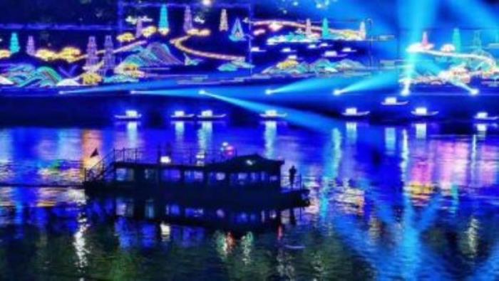 自贡夜游釜溪 自贡夜游釜溪