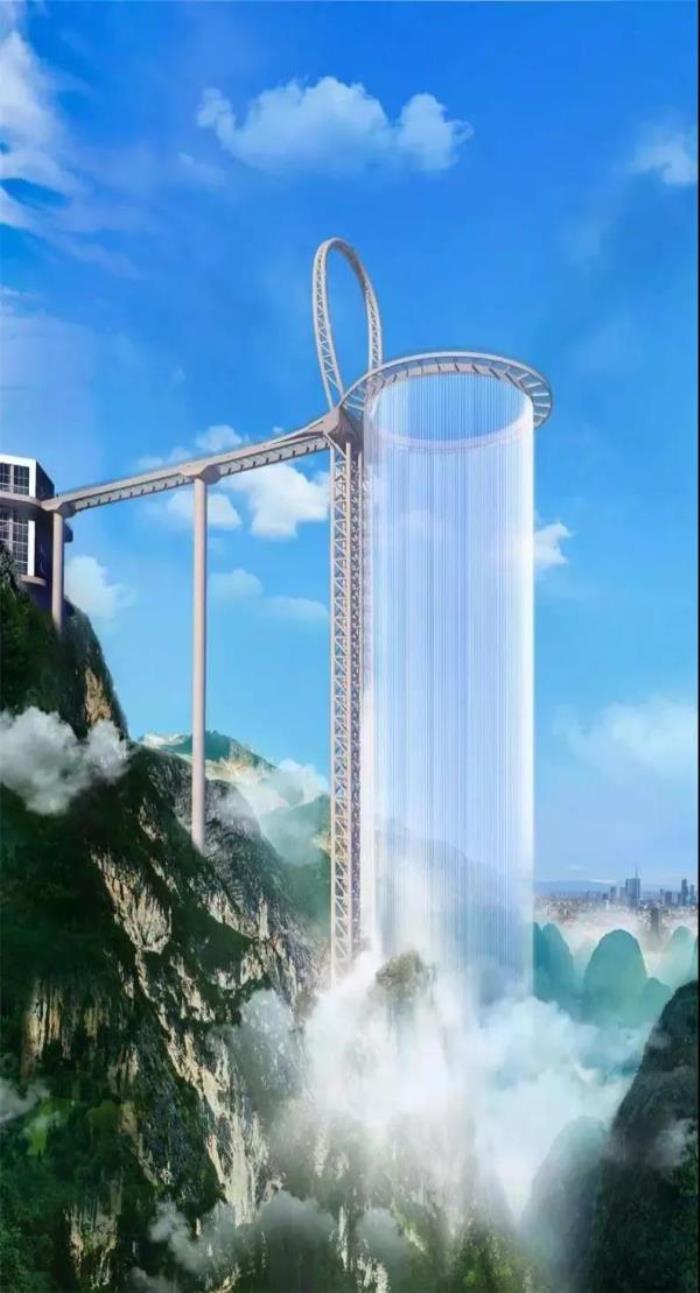 清远黄腾峡天门悬廊