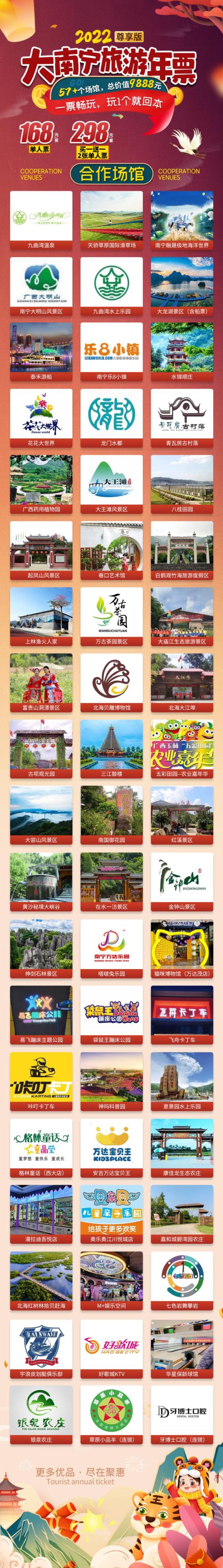 2022年大南宁旅游年票尊享版